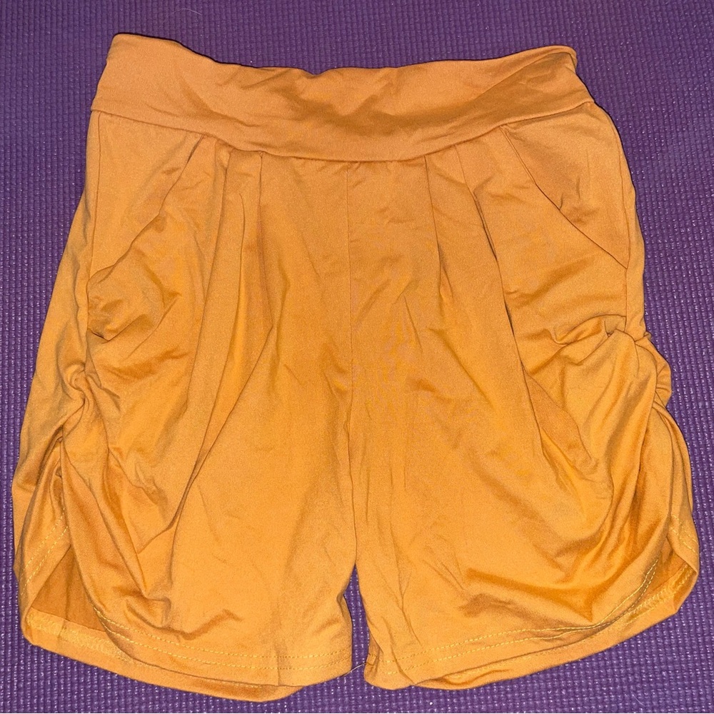Harem shorts - mustard